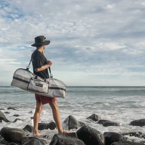 Double K White Mesh Fin Bag