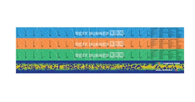 Reef Runner Fish Measuring Decal