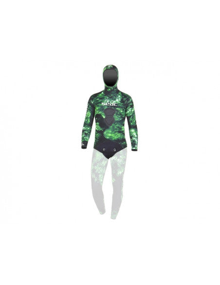 SEAC Tattoo/Ghost Flex Green Spearfishing Jacket